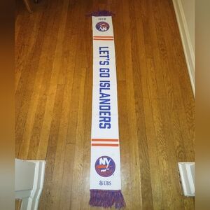 New York Islanders Double Sided blue and white scarf